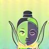 Icon representing a facial treatment